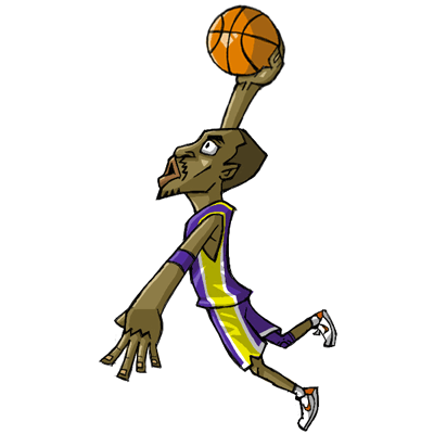 NBA illustration/NBA Caricature（NBA イラスト）Kobe Bryant（コービー・ブライアント）