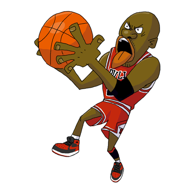 NBA illustration/NBA Caricature（NBA イラスト）Michael Jordan（マイケル・ジョーダン）