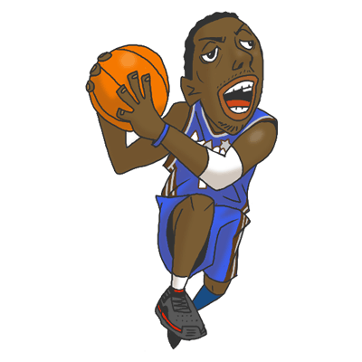 NBA illustration/NBA Caricature（NBA イラスト）Tracy McGrady（トレイシー・マグレディ）